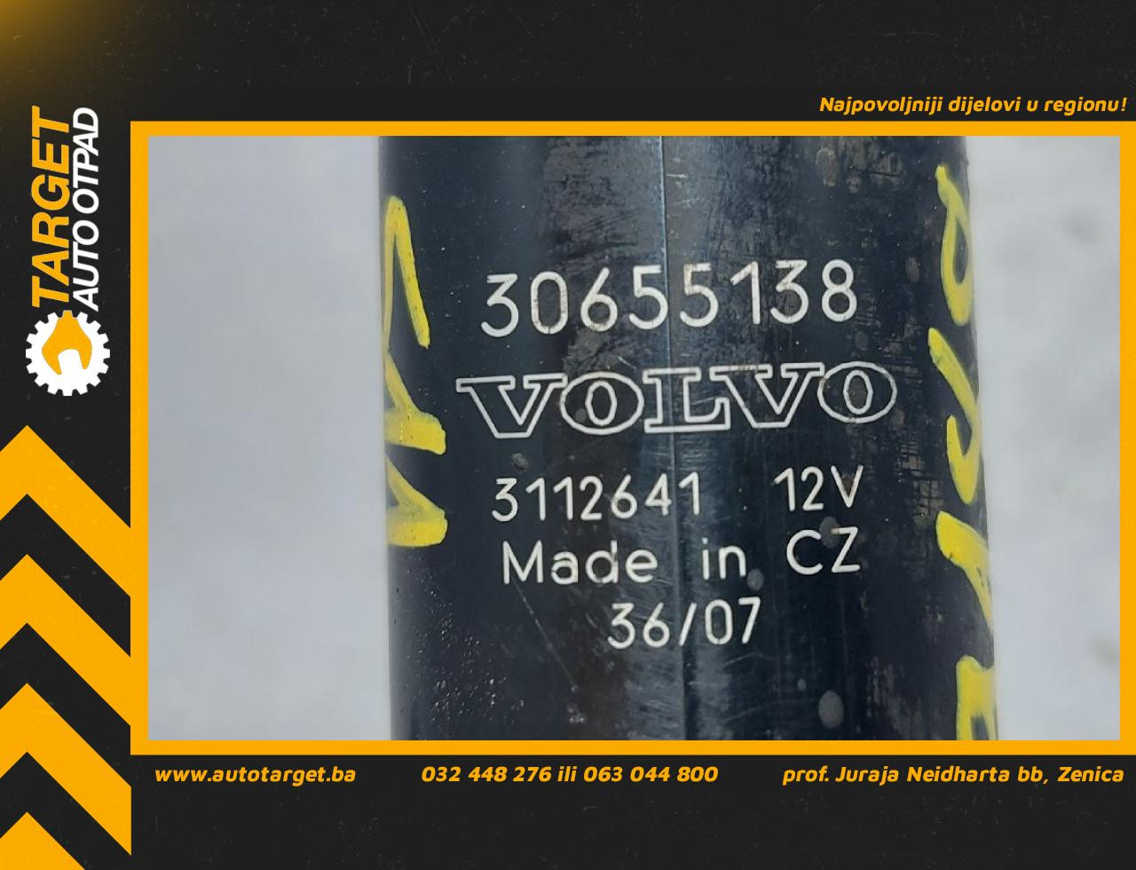 DIJELOVI PRSKALICA ZA FAROVE VOLVO V70 > 08-11 2.4 30655138