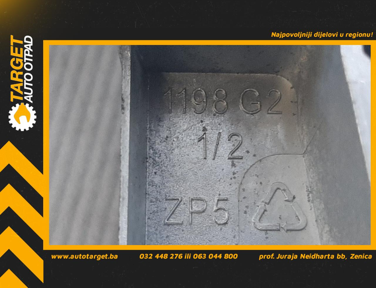 DIJELOVI RUCKA VRATA PEUGEOT 308 > 07-11 1198G2