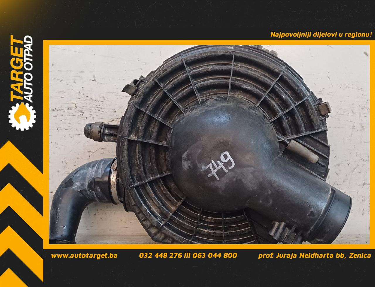 DIJELOVI KUCISTE FILTERA ZRAKA FORD RANGER > 16- 2.2 AB399A612AD