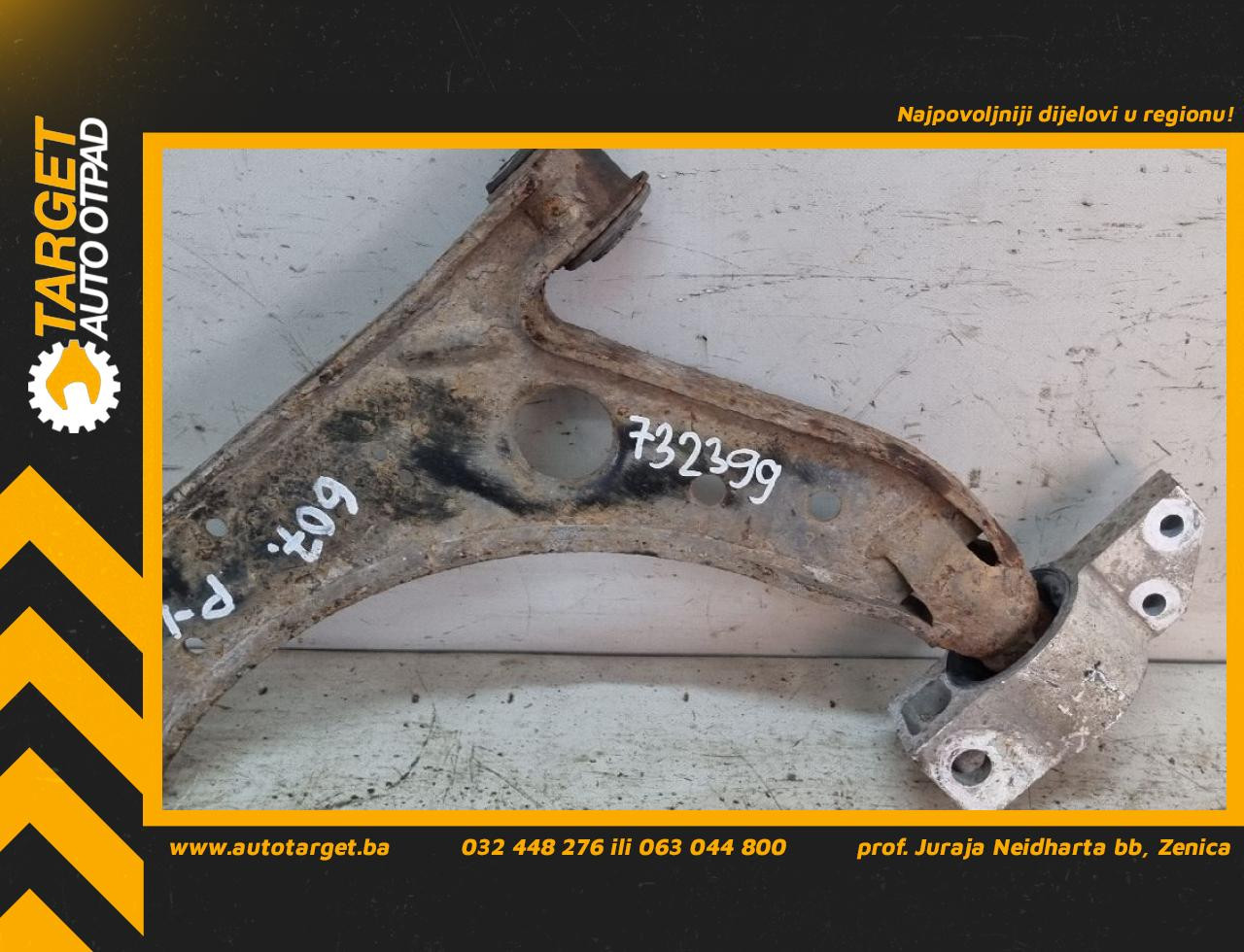 DIJELOVI LAFETA VW CADDY > 03-10 1K0407189E