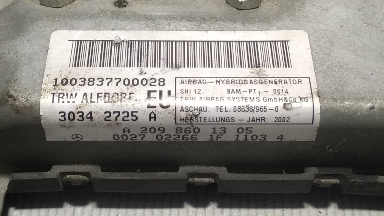 AIRBAG VRATA MERCEDES CLK (W209) > 02-09 A2098601305