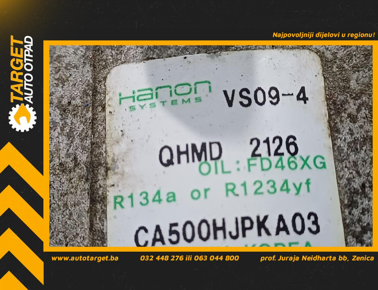 KOMPRESOR KLIME KIA PICANTO > 21> CA500HJPKA03