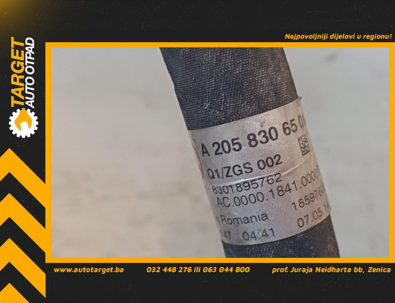 CRIJEVO KLIME MERCEDES C KLASA (W205/S205) > 14-18 A2058306501