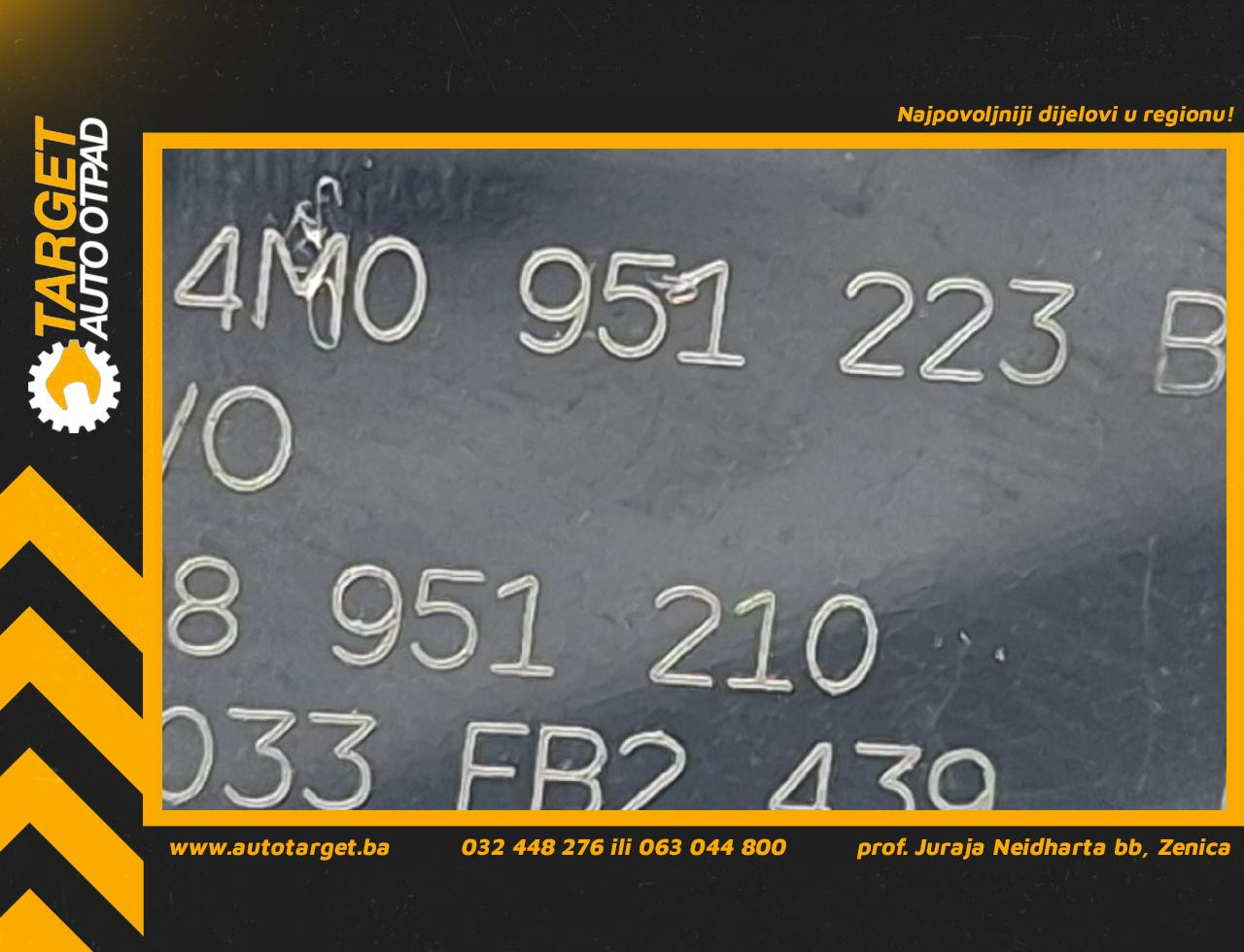 DIJELOVI SIRENA VW TOUAREG > 18- 3.0 4M0951223