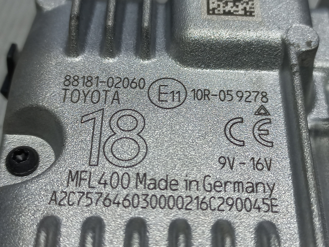 DIJELOVI KAMERA TOYOTA AURIS > 15-18 88181-02060