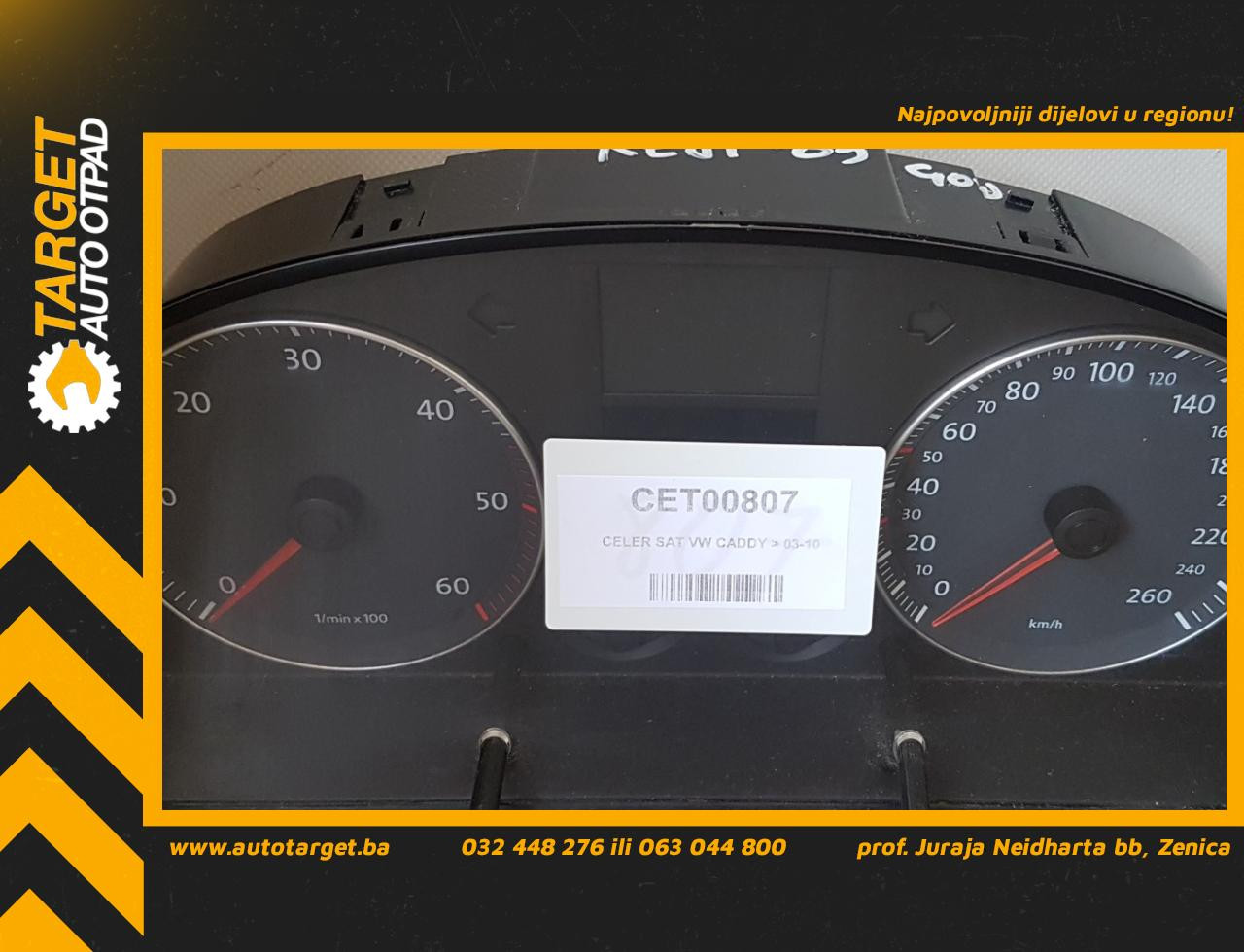 DIJELOVI CELER SAT VW CADDY > 03-10 1T0920864A