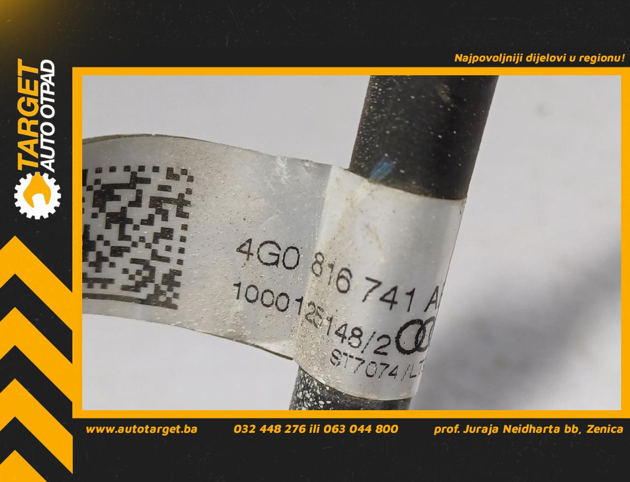 DIJELOVI CRIJEVO KLIME AUDI A6 4G > 14-18 3.0 4G0816741AB