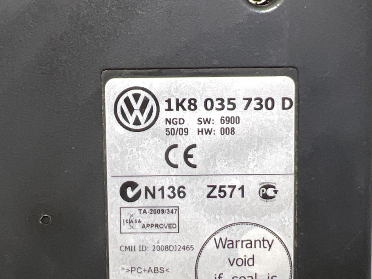 KOMFORT ELEKTRONIKA VW PASSAT B6 > 05-10 1K8035730D