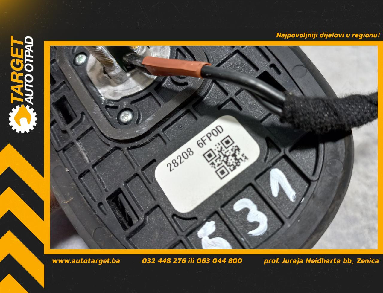 DIJELOVI ANTENA NISSAN QASHQAI > 17-21 1.2 282086FP0D