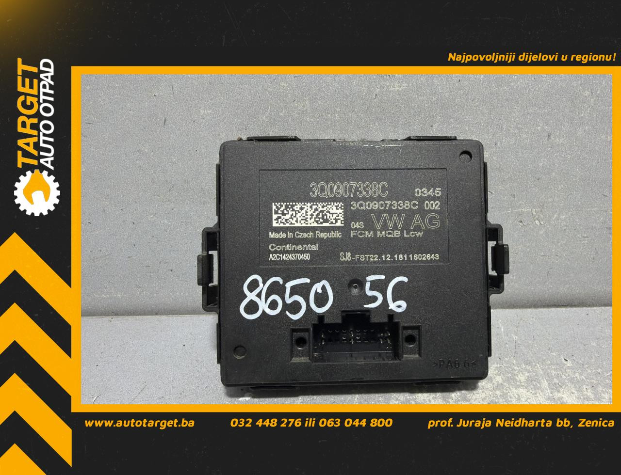 DIJELOVI ELEKTRONIKA MODUL SKODA SUPERB > 19- 2.0 3Q0907338C
