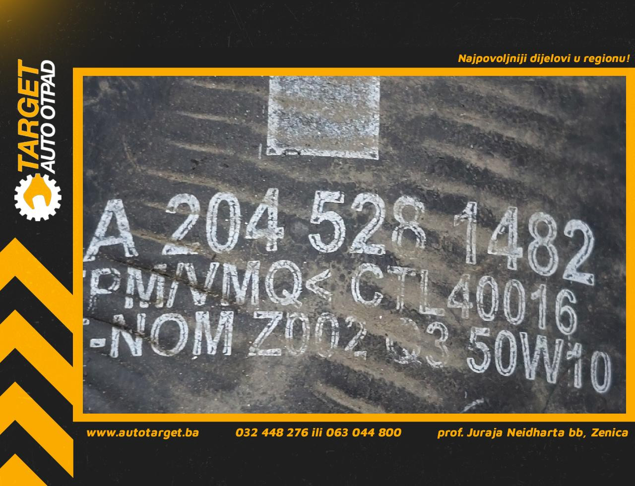 CRIJEVO INTERKULERA MERCEDES C KLASA (W204/S204) > 10-11 A2045281