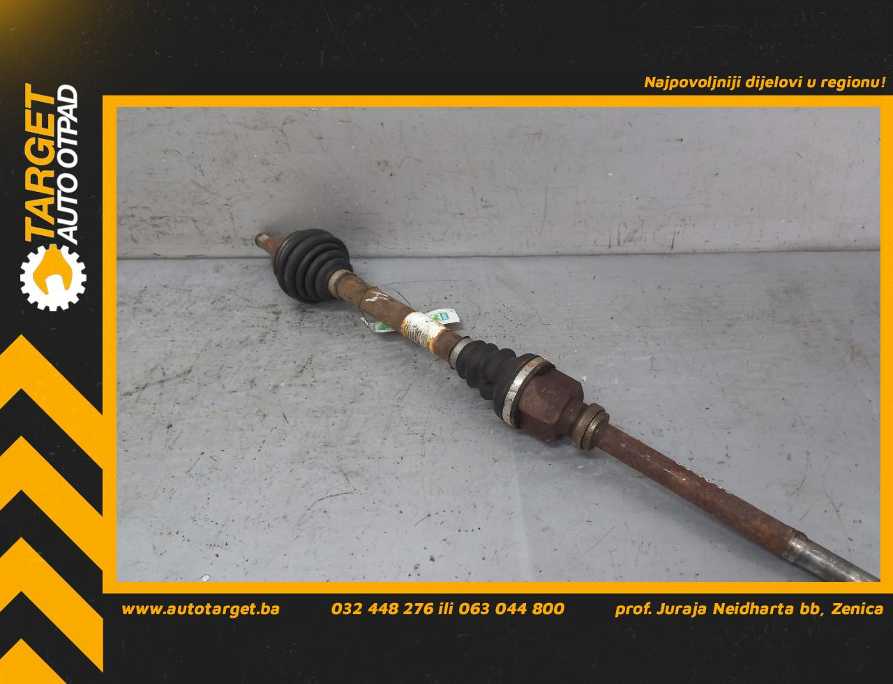 DIJELOVI POLUOSOVINA PEUGEOT 308 > 07-11 1.6