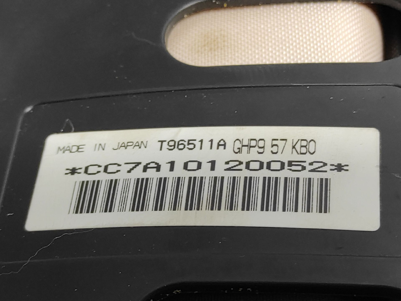 DIJELOVI AIRBAG SJEDISTA MAZDA 6 > 10-12 T96511A