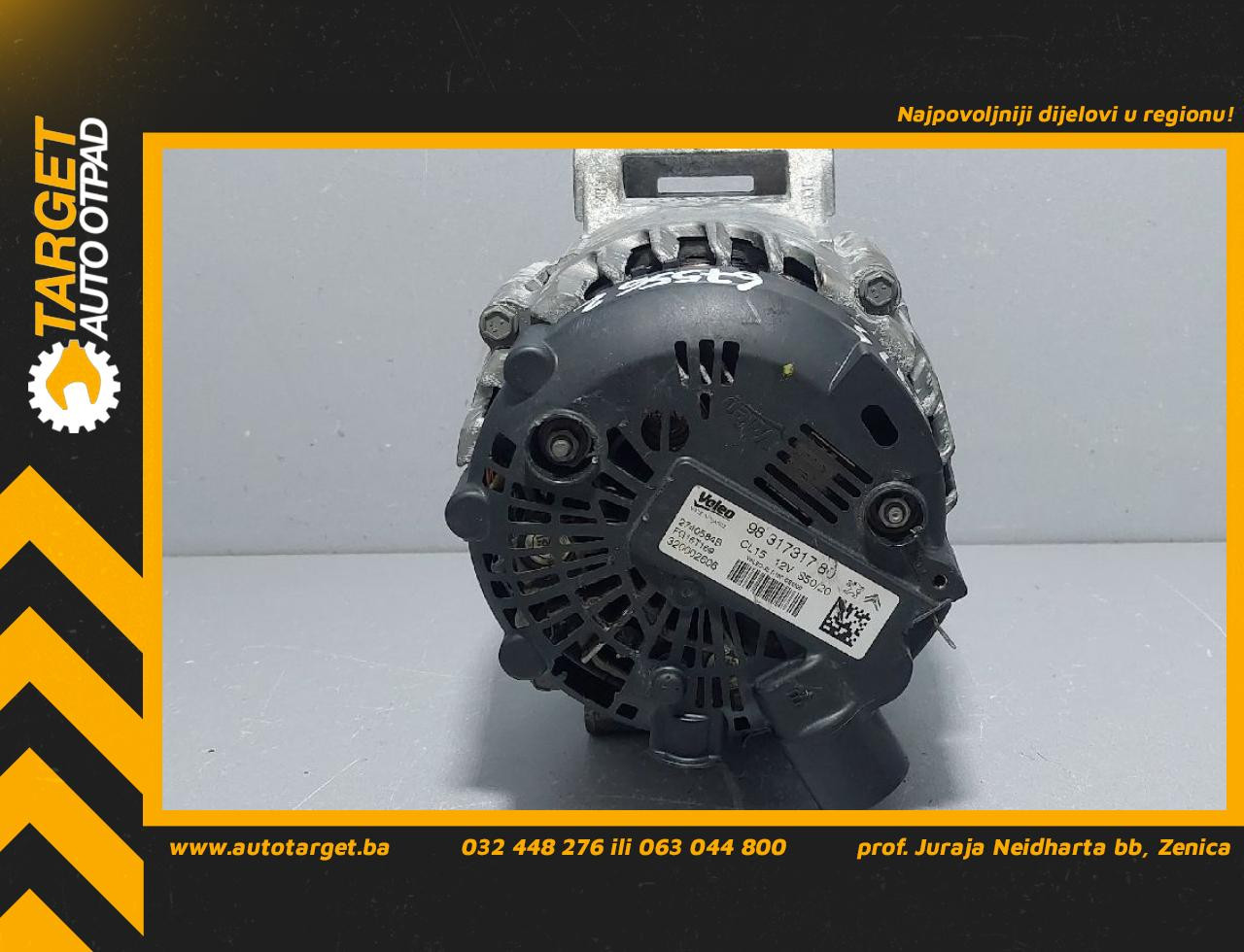 ALTERNATOR CITROEN DS7 CROSSBACK > 17 - 22 9831731780
