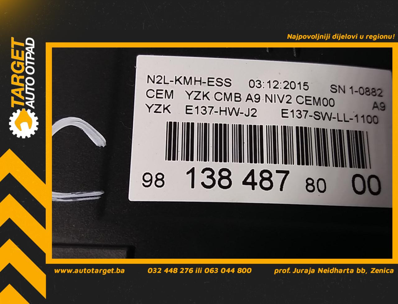 DIJELOVI CELER SAT PEUGEOT 208 > 15-19 981384878000