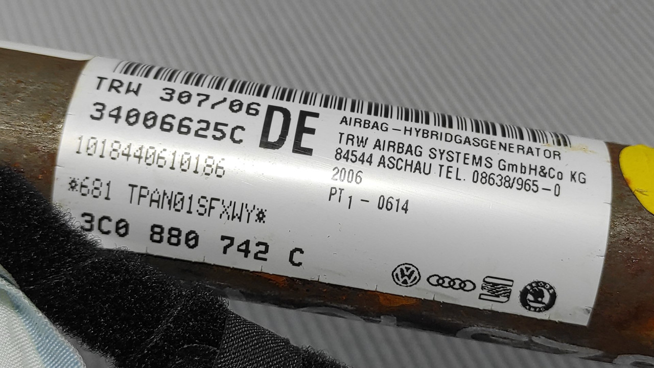KROVNI AIRBAG VW PASSAT B6 > 05-10 3C0880742C