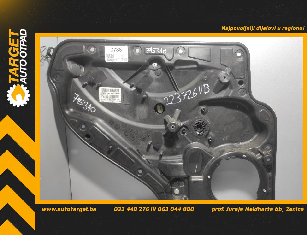 DIJELOVI ELEKTRO PODIZAC STAKLA VW GOLF 6 > 08-12 5K4839729H