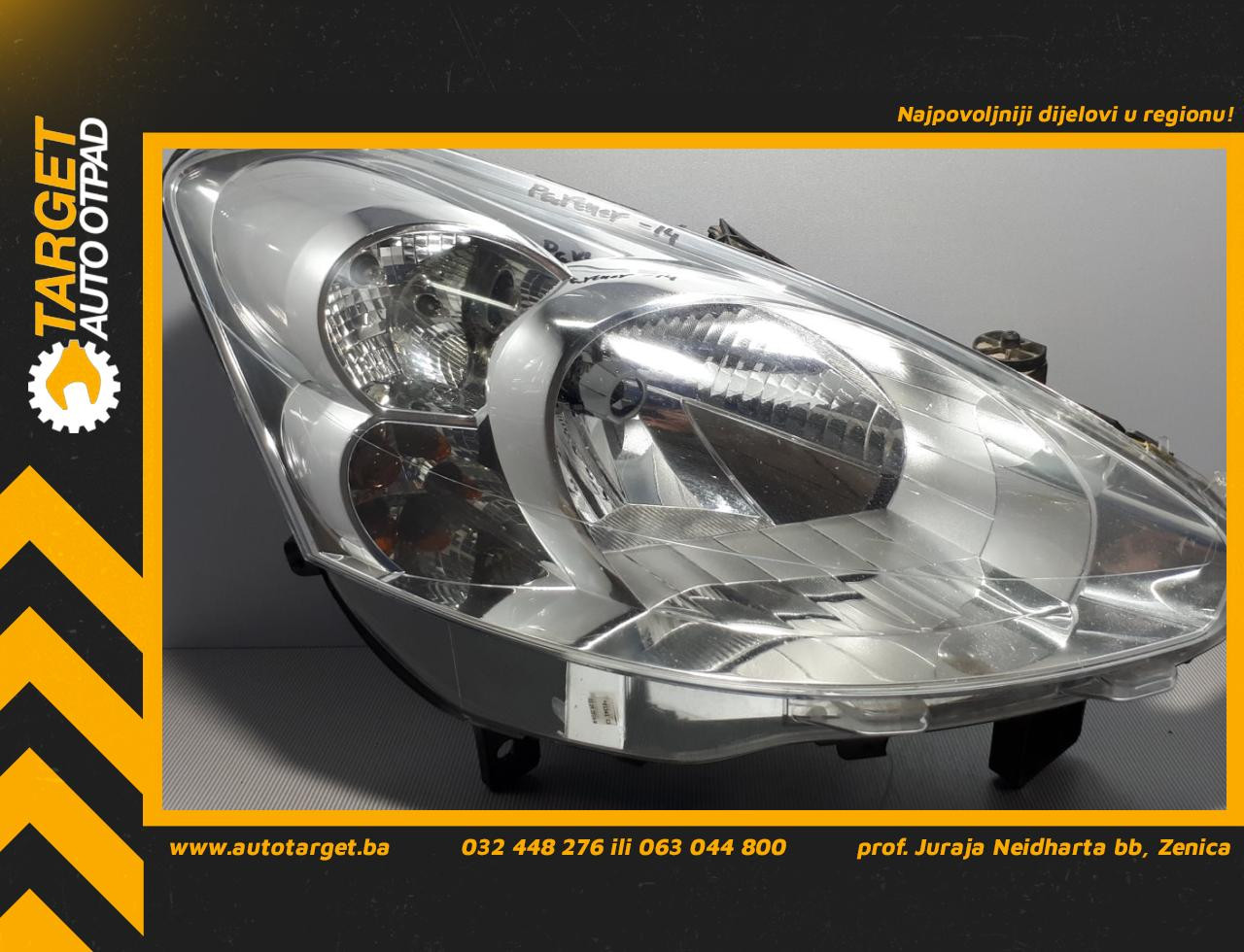 DIJELOVI FAR PEUGEOT PARTNER > 12-15 9677202380