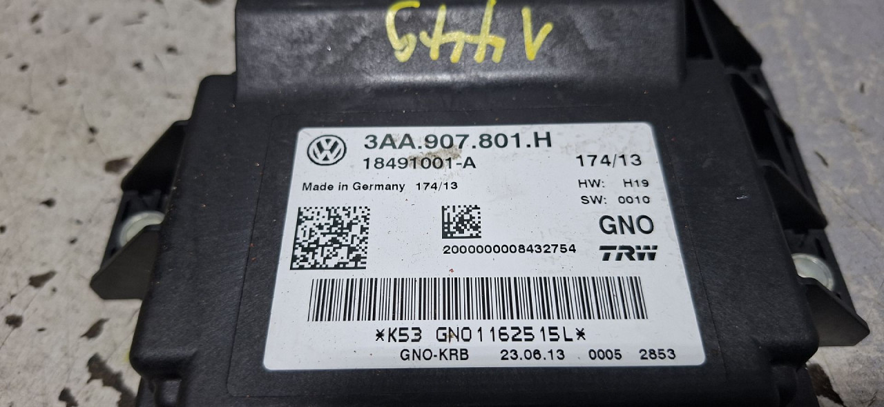 DIJELOVI ELEKTRONIKA MODUL AUDI Q3 > 11-15 2.0 3AA907801H