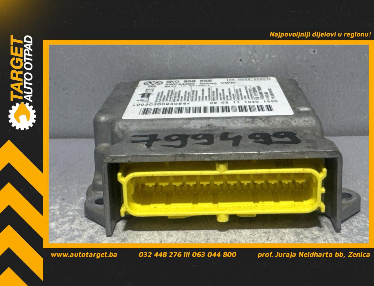 DIJELOVI ELEKTRONIKA AIRBAGA VW GOLF 6 > 08-12 2.0 5K0959655