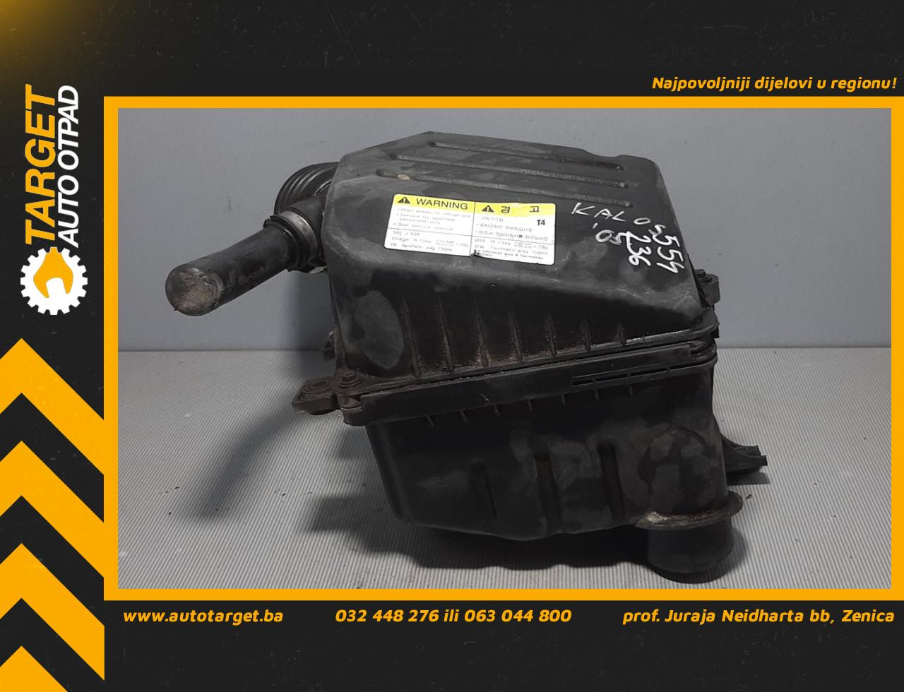 KUCISTE FILTERA ZRAKA CHEVROLET/DAEWOO KALOS > 02-06 96