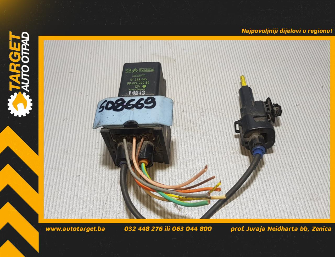 DIJELOVI ELEKTRONIKA RELEJ CITROEN C3 > 09-13 9802424080