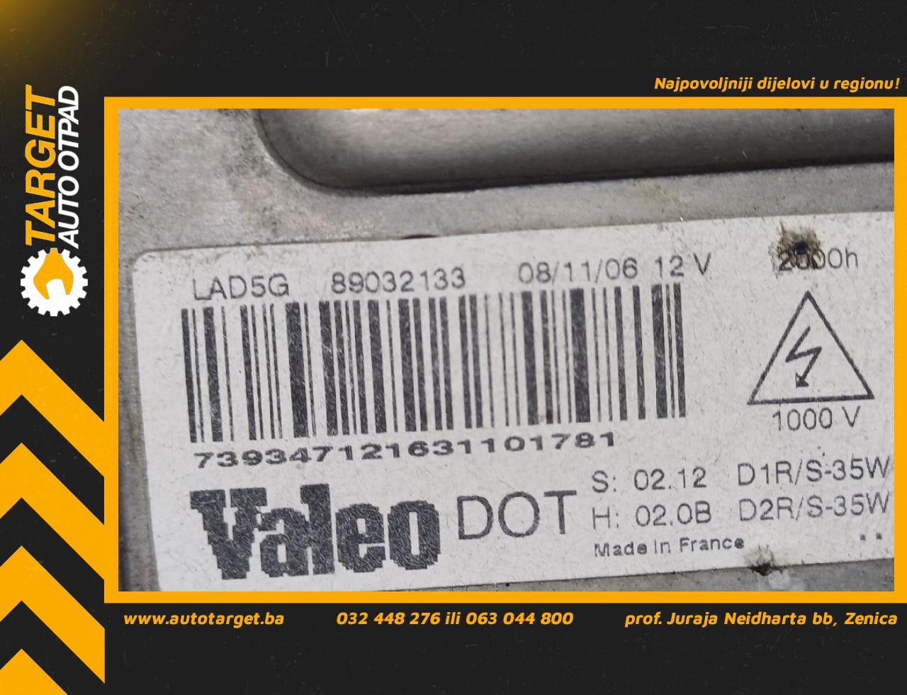 DIJELOVI BALAST FARA CHRYSLER/DODGE 300 > 05-10 3.0 89032133
