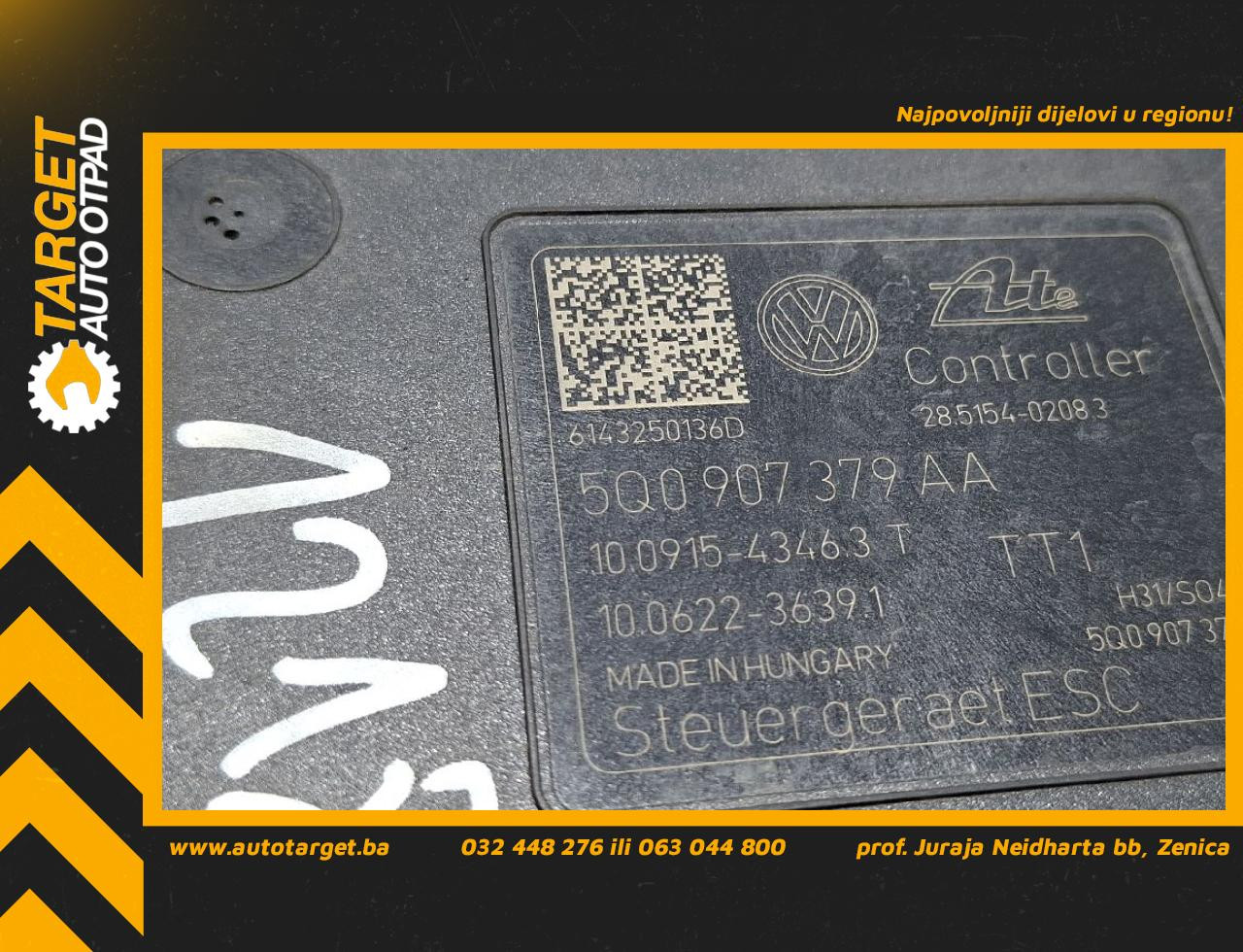 ABS ELEKTRONIKA VW GOLF 7 > 12-16 5Q0907379AA 5Q0614517T