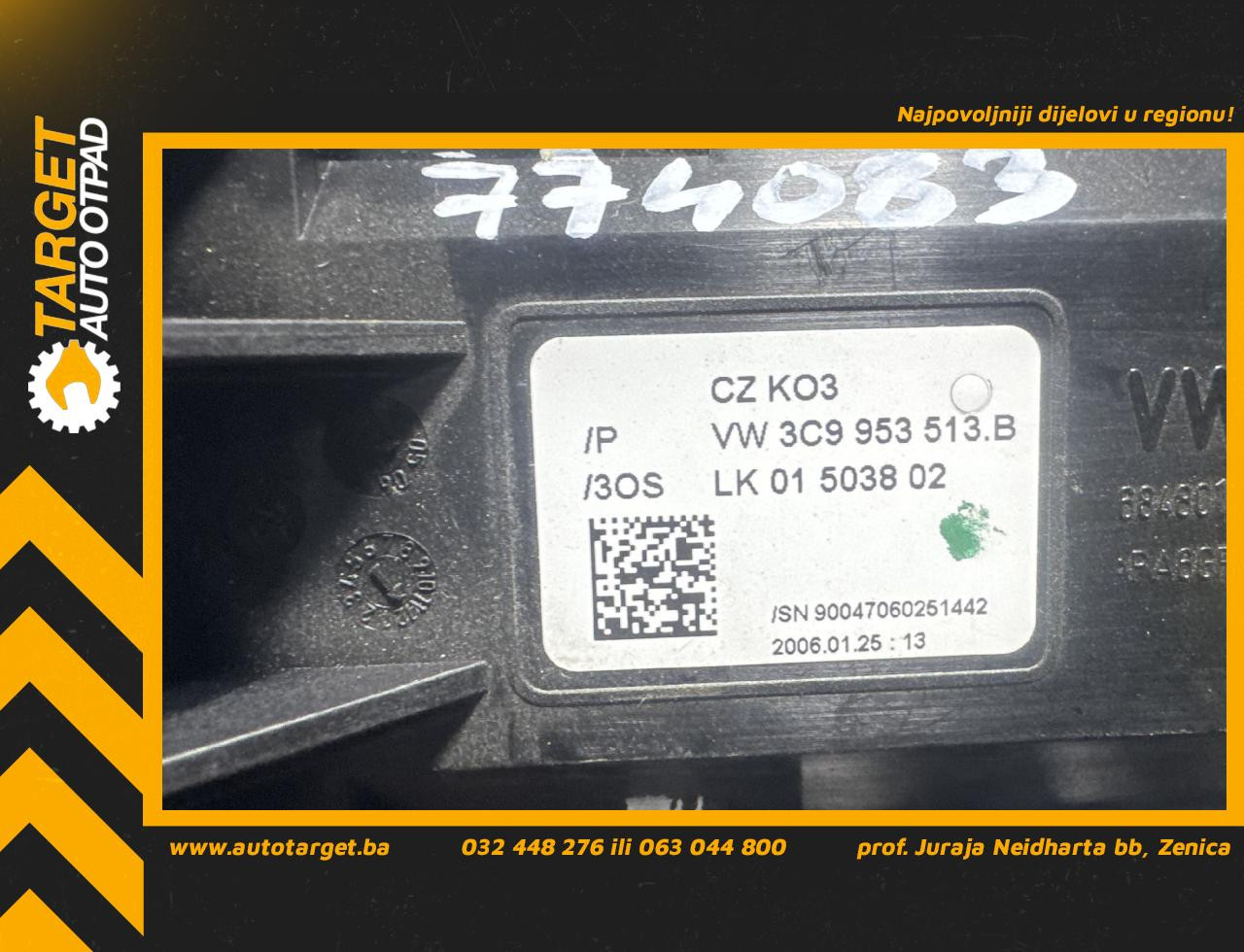 DIJELOVI RUCICE VOLANA VW PASSAT B6 > 05-10 3C9953513B