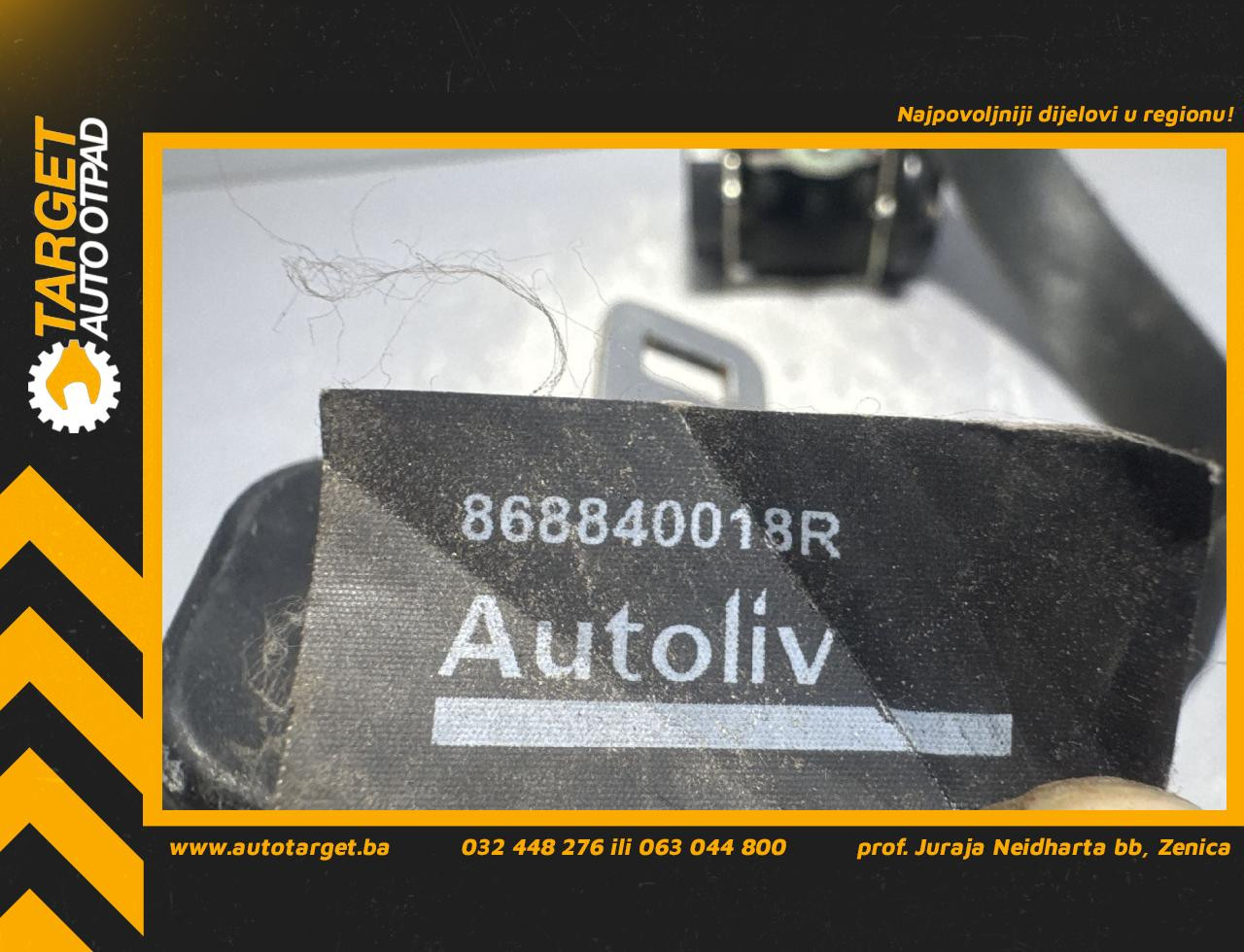 DIJELOVI POJAS OPEL MOVANO > 14- 2.3 868840018R