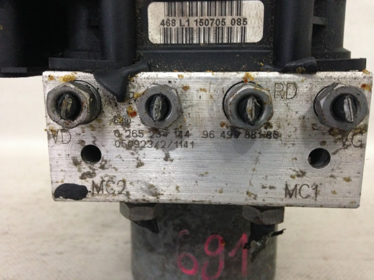 ABS ELEKTRONIKA PEUGEOT 307 > 01-05 9649988180 02659503