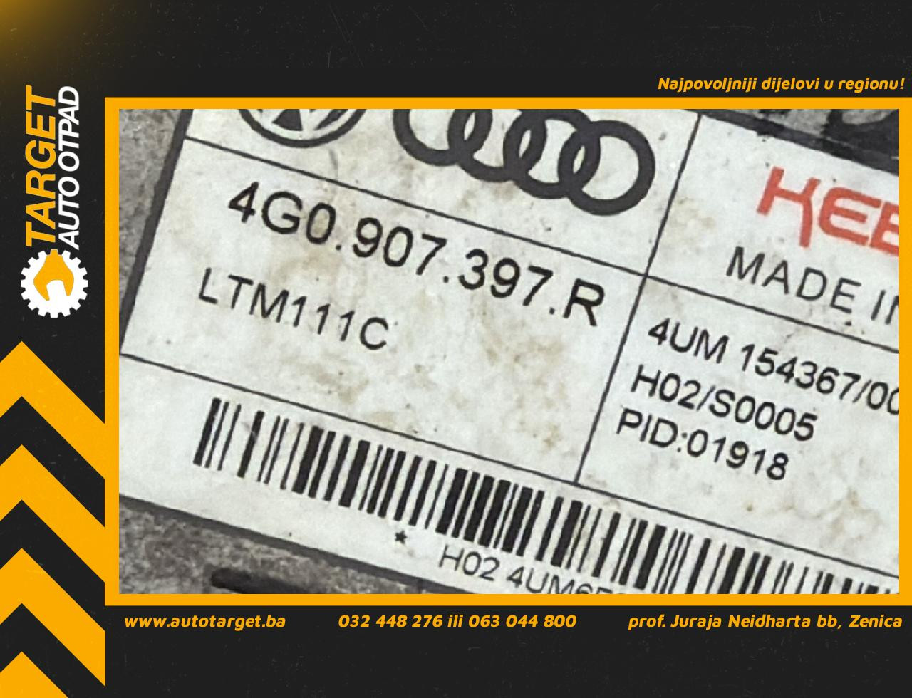 DIJELOVI BALAST FARA AUDI A6 4G > 14-18 3.0 4G0907397R