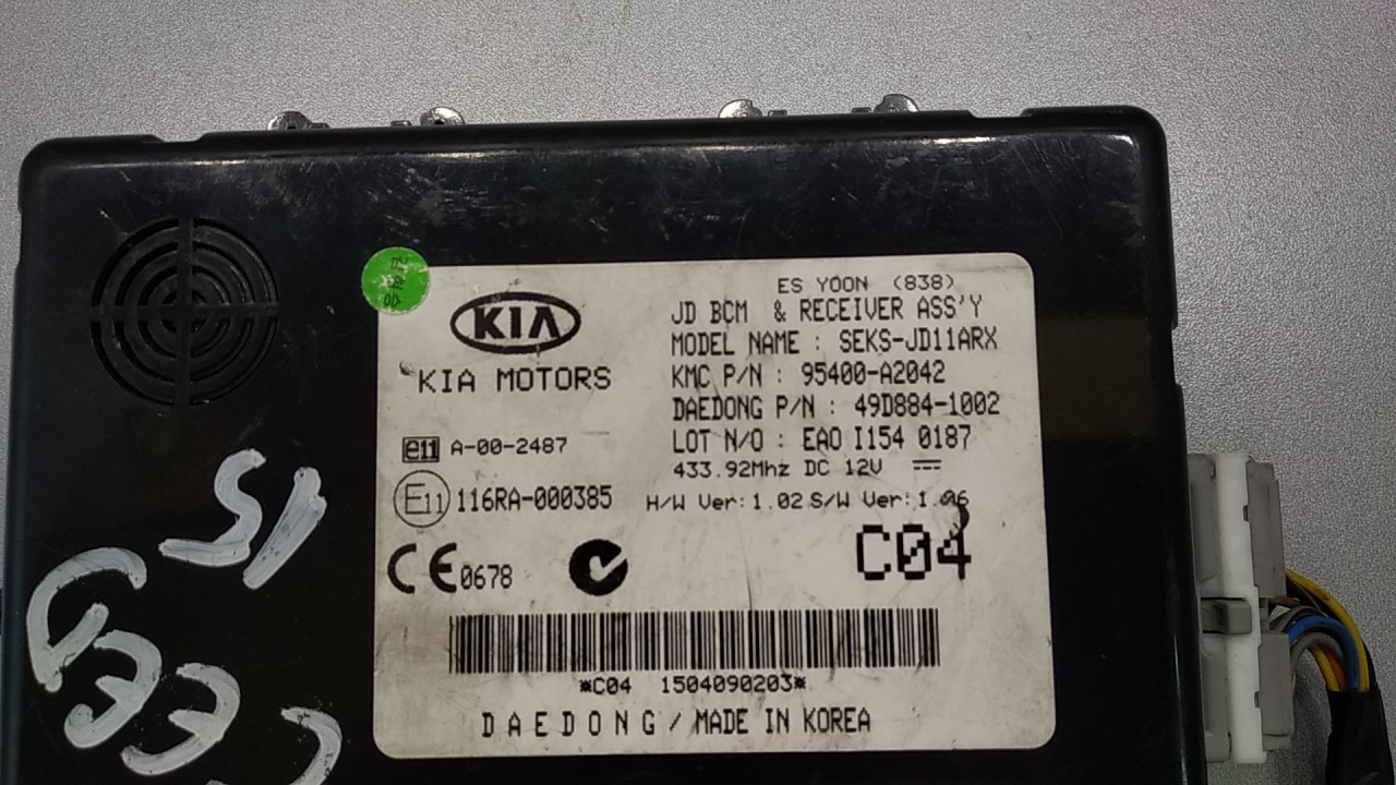 ELEKTRONIKA MODUL KIA CEED > 18- 116RA000385