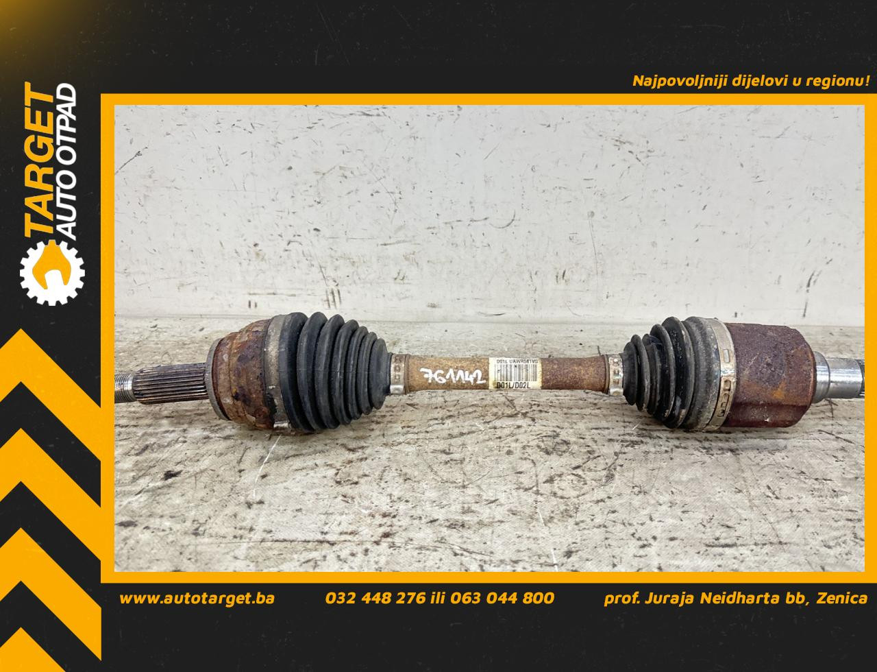 DIJELOVI POLUOSOVINA KIA NIRO > 16-19 1.6 49500G5000