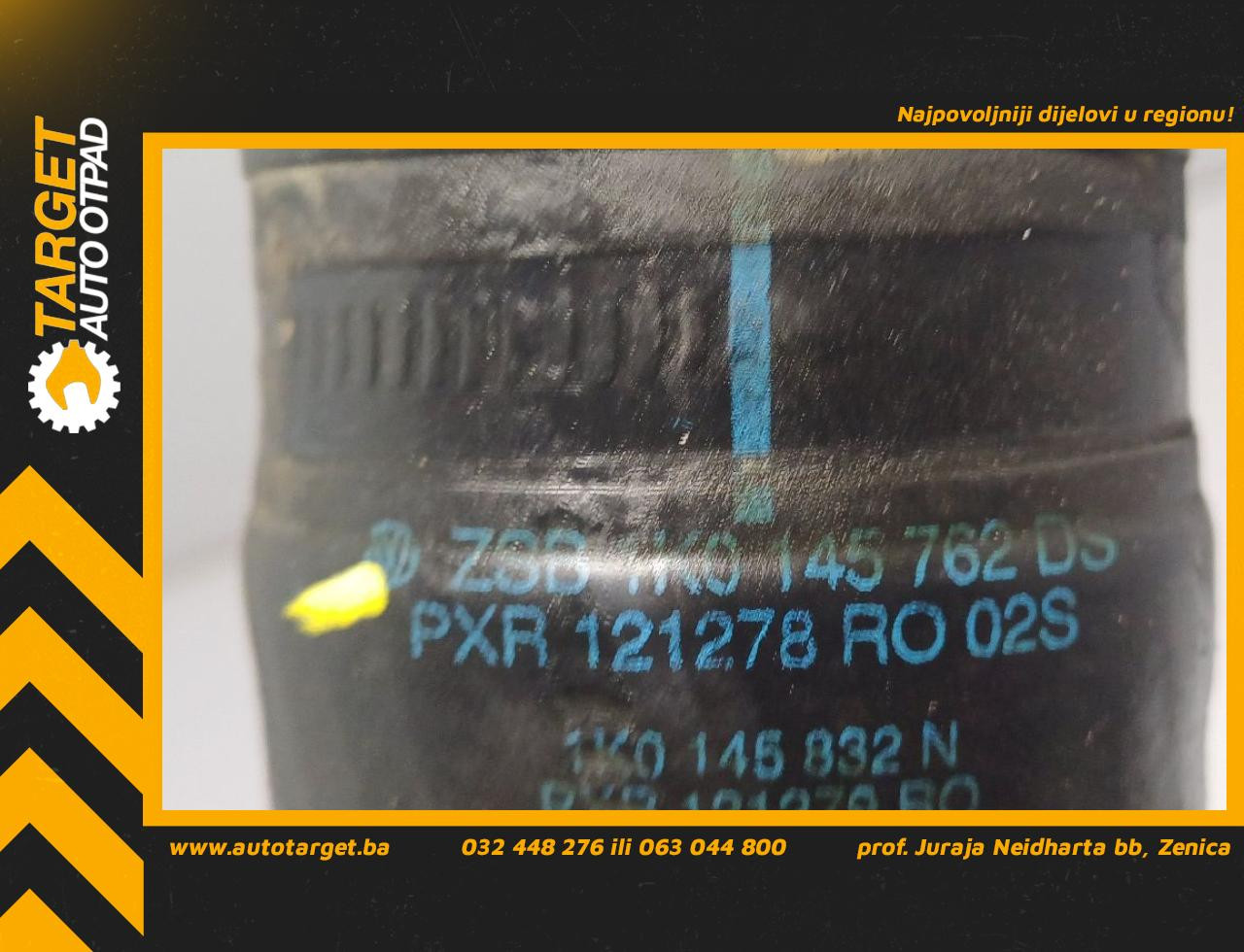 CRIJEVO INTERKULERA VW PASSAT B6 > 05-10 1K0145762DS