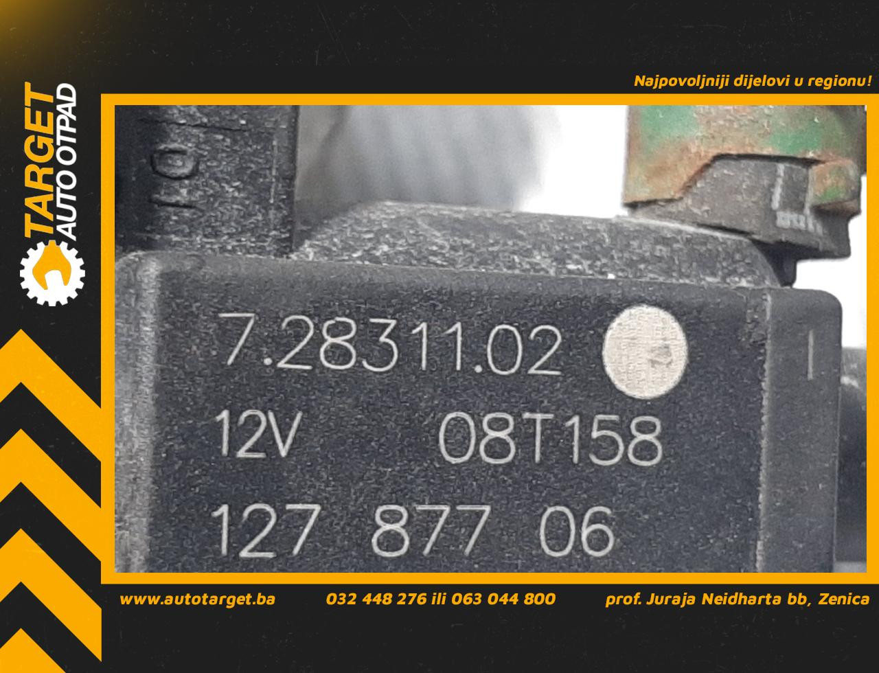 DIJELOVI TC VENTIL SAAB 9-3 > 08- 2.0 72831102