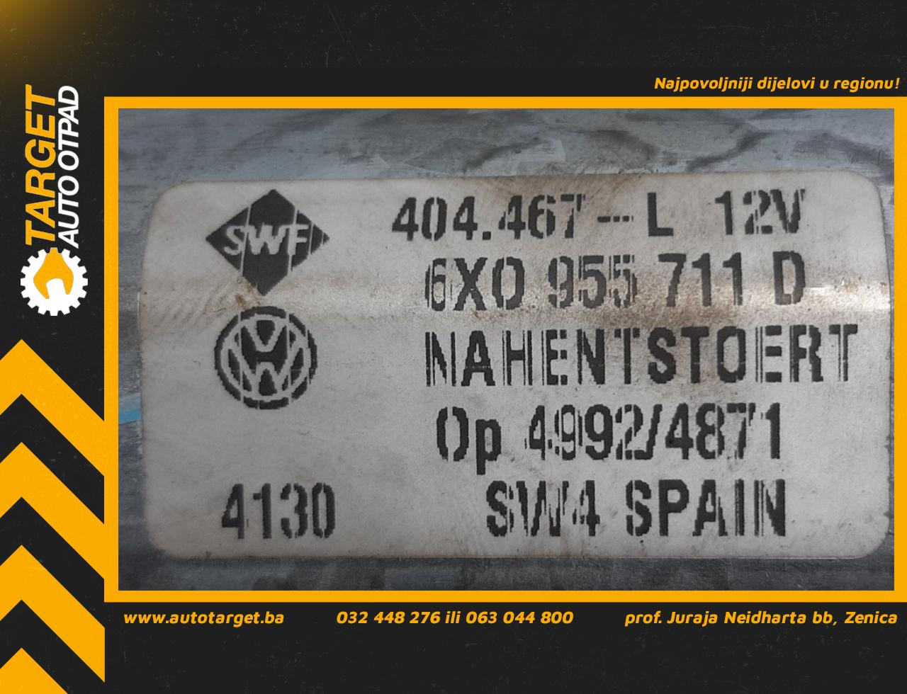 DIJELOVI MOTORIC BRISACA VW POLO > 95-99 6X0955711D