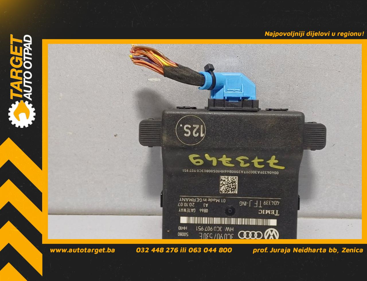 DIJELOVI ELEKTRONIKA MODUL VW PASSAT B6 > 05-10 2.0 3C0907530E