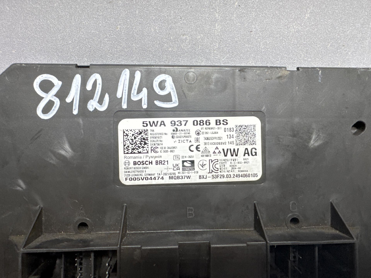 BCM ELEKTRONIKA VW GOLF 8 > 19- 5WA937086BS