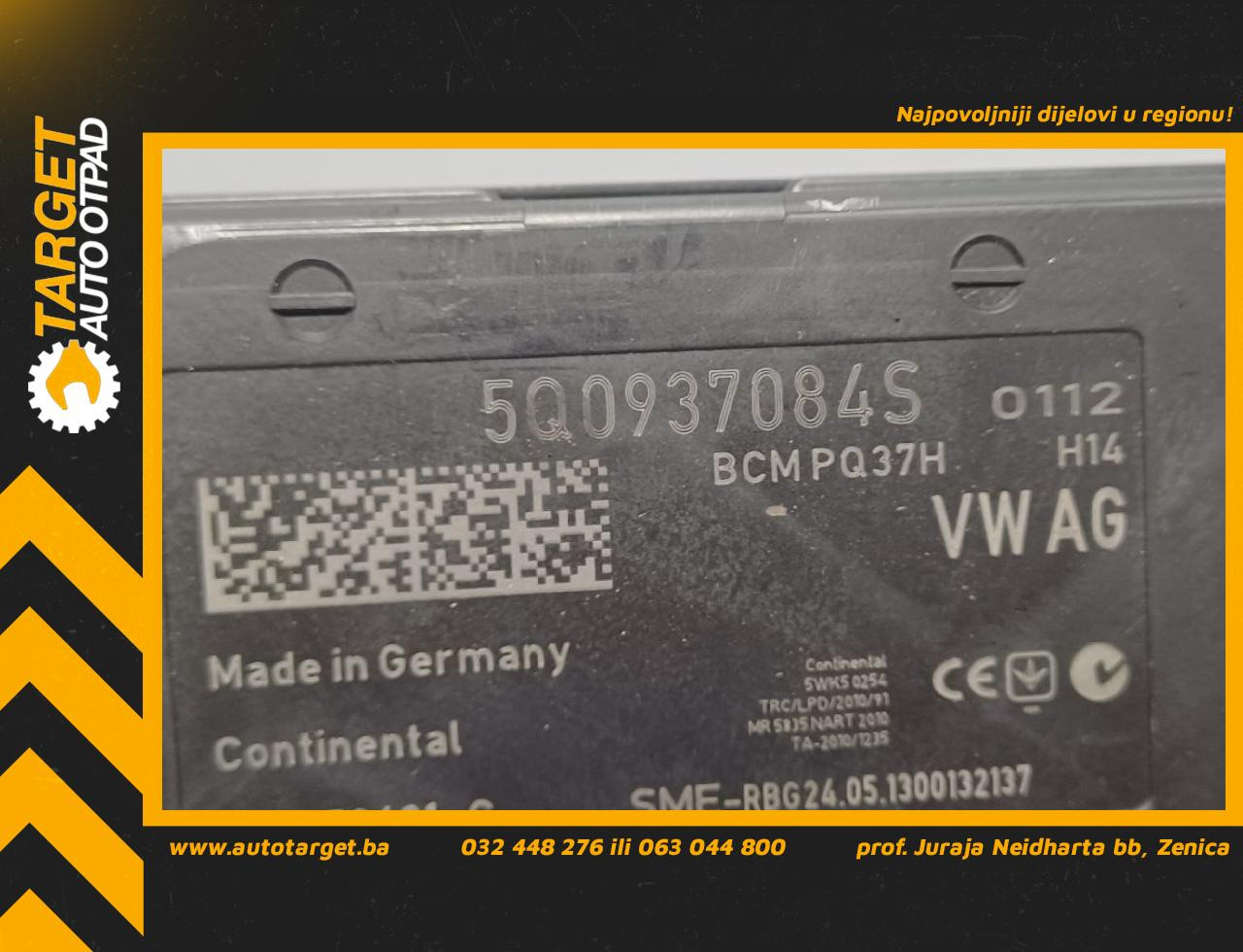 DIJELOVI BCM ELEKTRONIKA SKODA OCTAVIA > 13-16 1.6 5Q0937084S