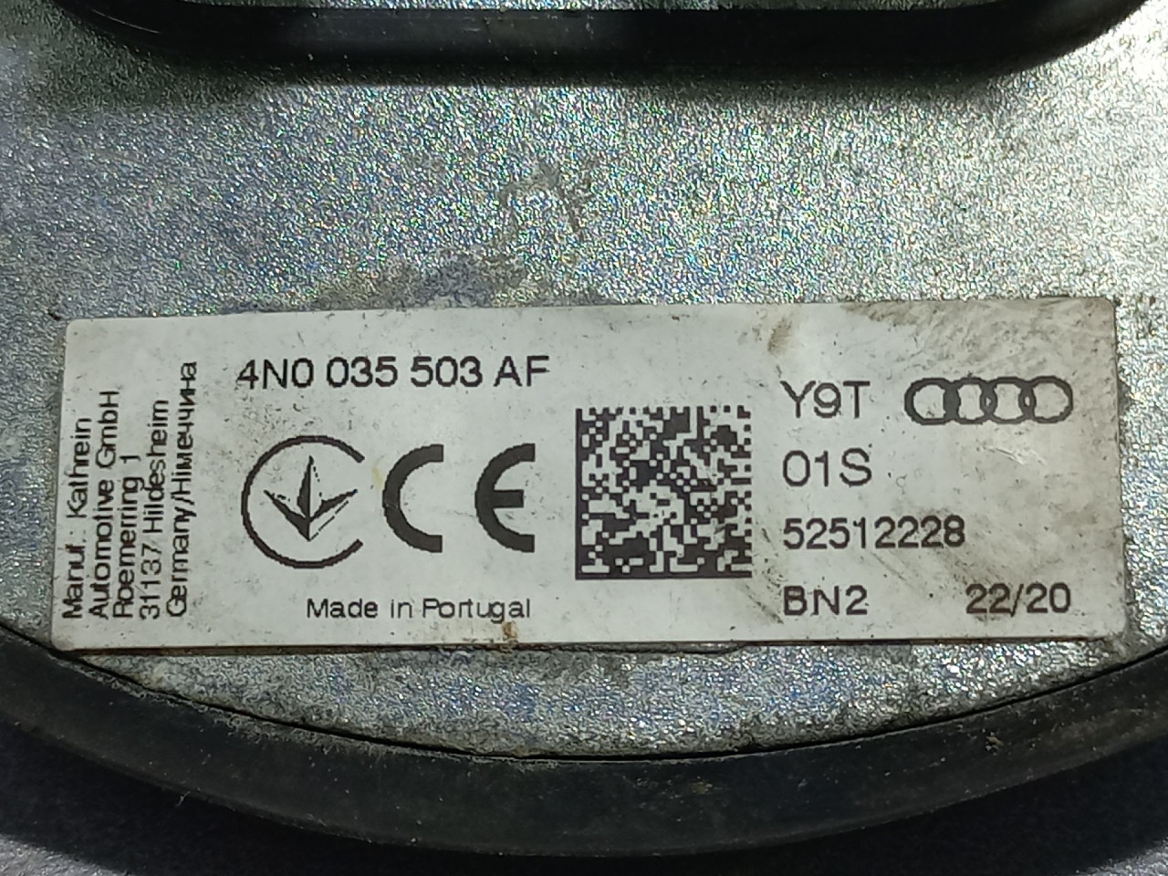 DIJELOVI ANTENA AUDI E-TRON > 18- 4N0035503AF