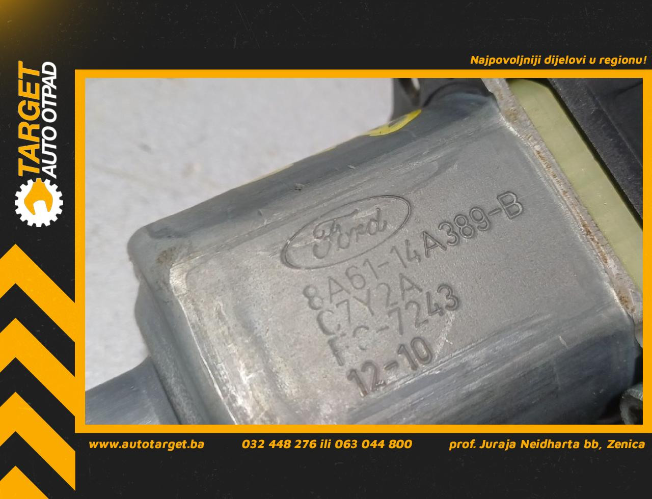 MOTORIC PODIZACA STAKLA FORD FIESTA > 13-17 8A6114A389B