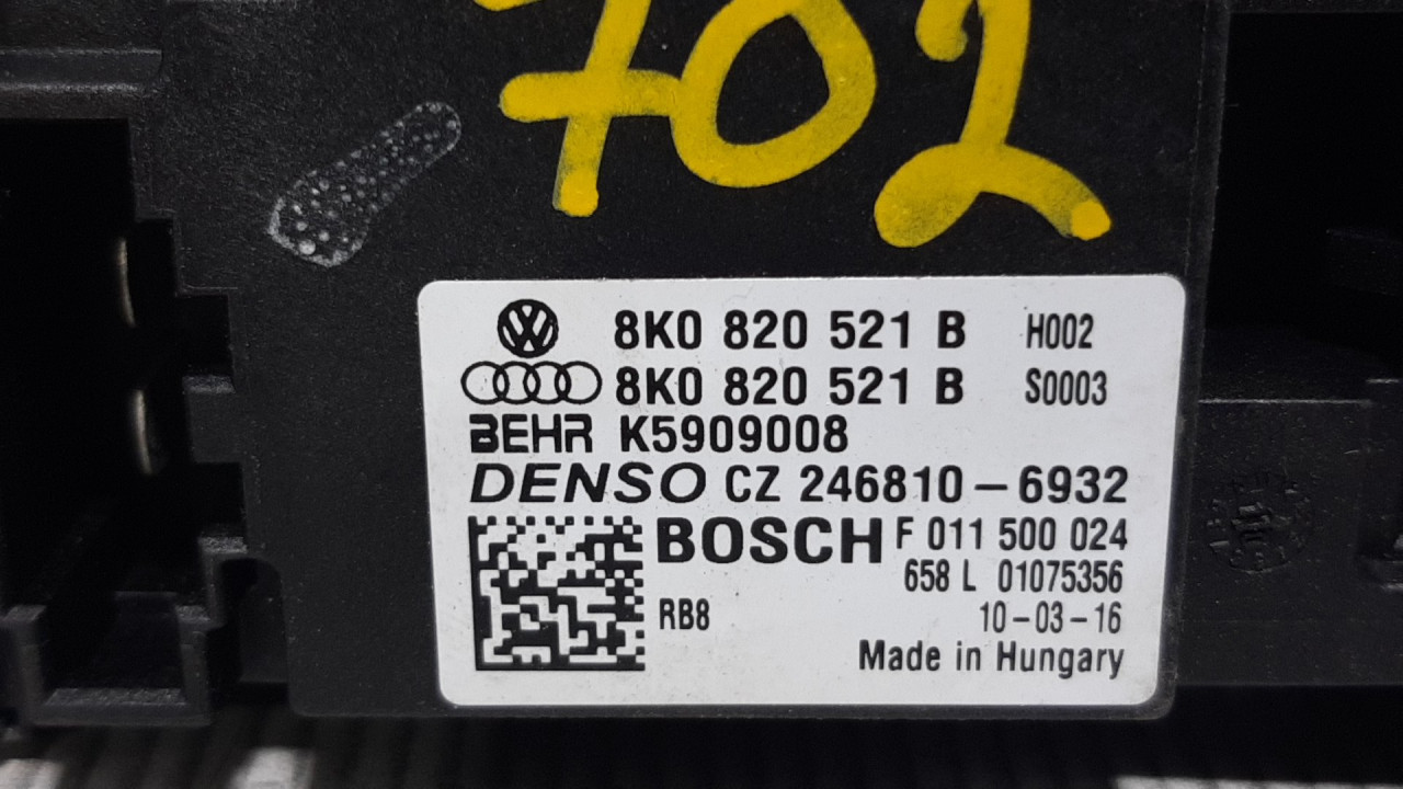 ELEKTRONIKA REOSTAT AUDI A4 (B8) > 12-15 8K0820521B