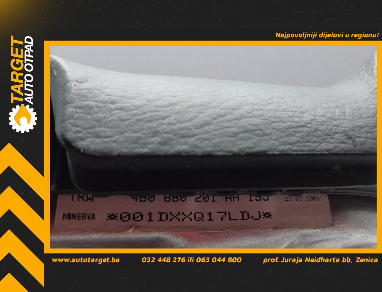 DIJELOVI AIRBAG VOLANA AUDI A6 > 01-04 4B0880201
