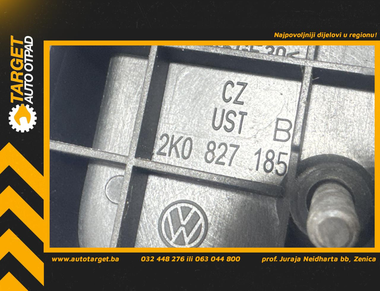 DIJELOVI UNUTRASNJA RUCKA VRATA VW CADDY > 10-15 1.6 2K0827185
