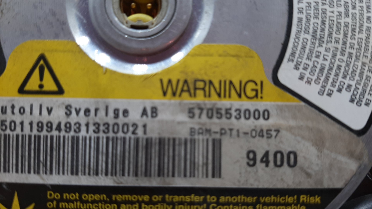 DIJELOVI AIRBAG VOLANA SAAB 9-3 > 98-03 570553000