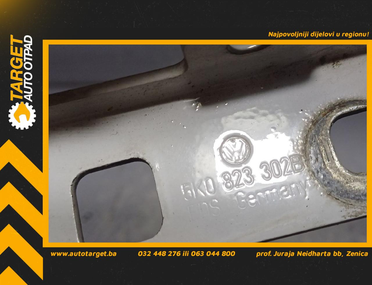 DIJELOVI SKARE OD HAUBE VW GOLF 6 > 08-12 2.0 5K0823302B