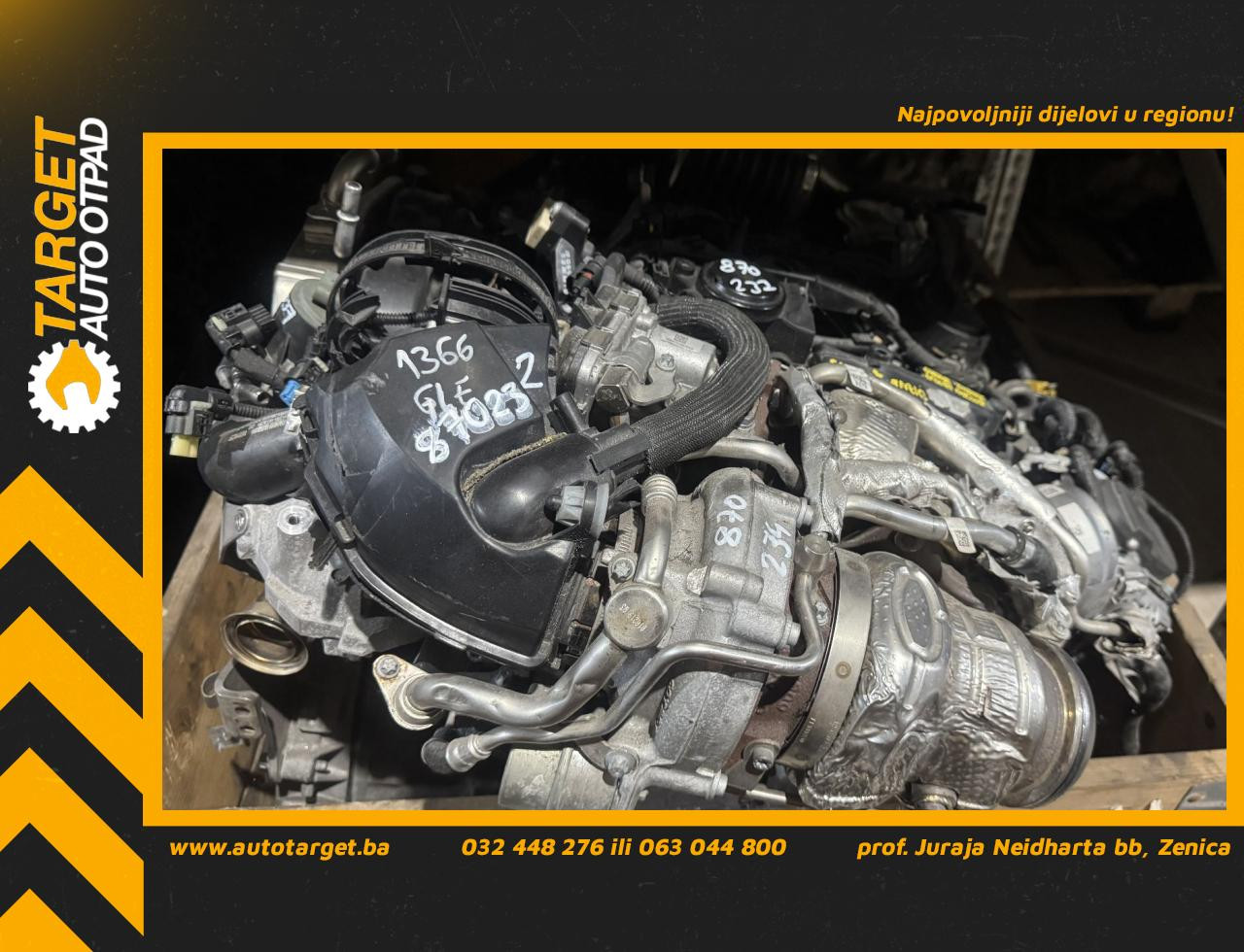 DIJELOVI MOTOR MERCEDES GLE (W167) > 19- 2.0 654920