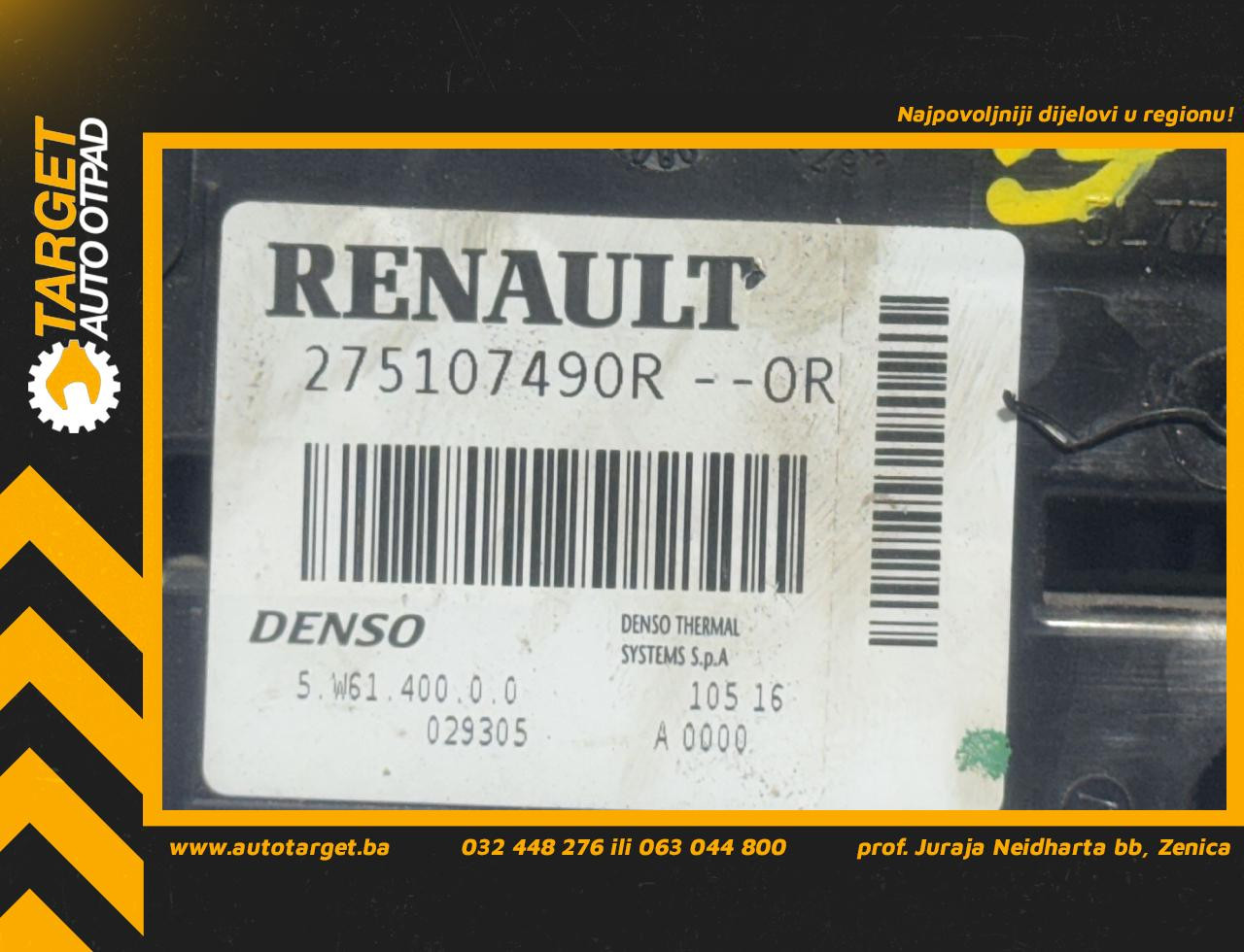 DIJELOVI PREKIDACI KLIME OPEL MOVANO > 14- 2.3 275107490R