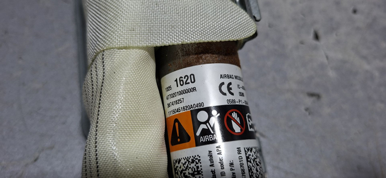 DIJELOVI KROVNI AIRBAG OPEL ASTRA J > 12-15 1.4 367416257